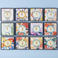 Mother Of Pearl Birth Flower Necklace