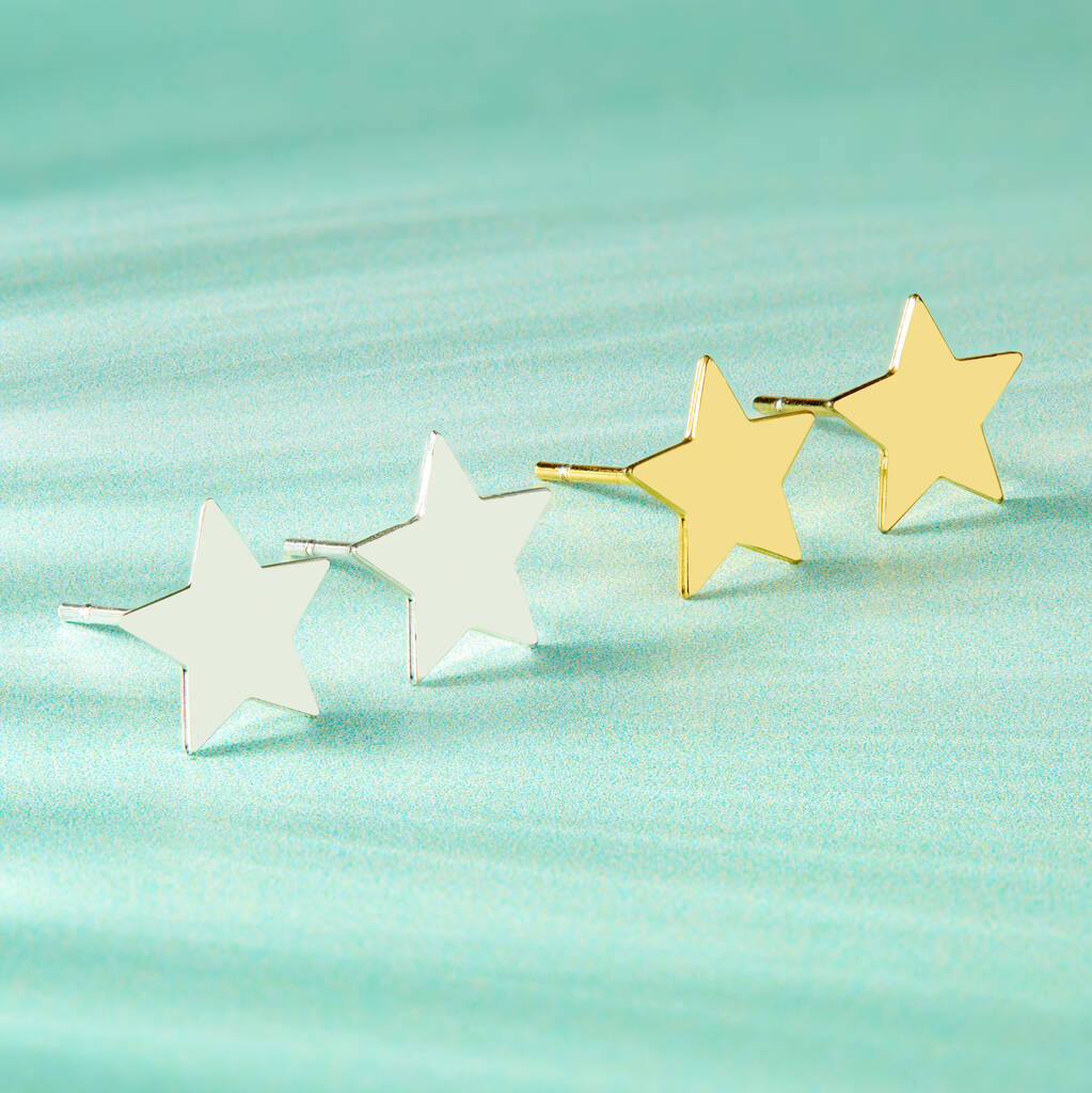 Omg Babe Congratulations Star Earrings