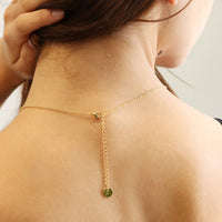 Personalised April Birthstone Herkimer Diamond Necklace