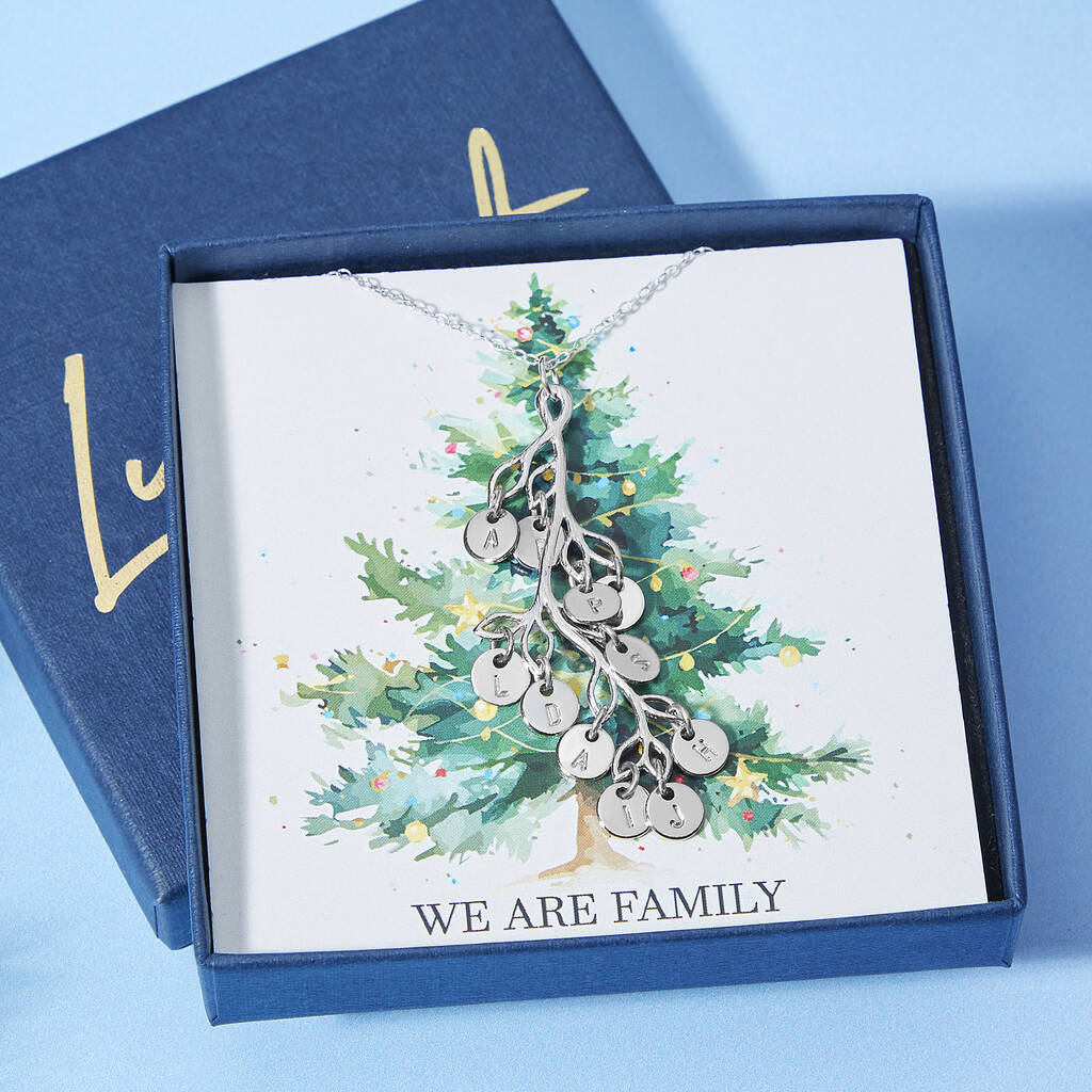 Personalised Family Tree Necklace