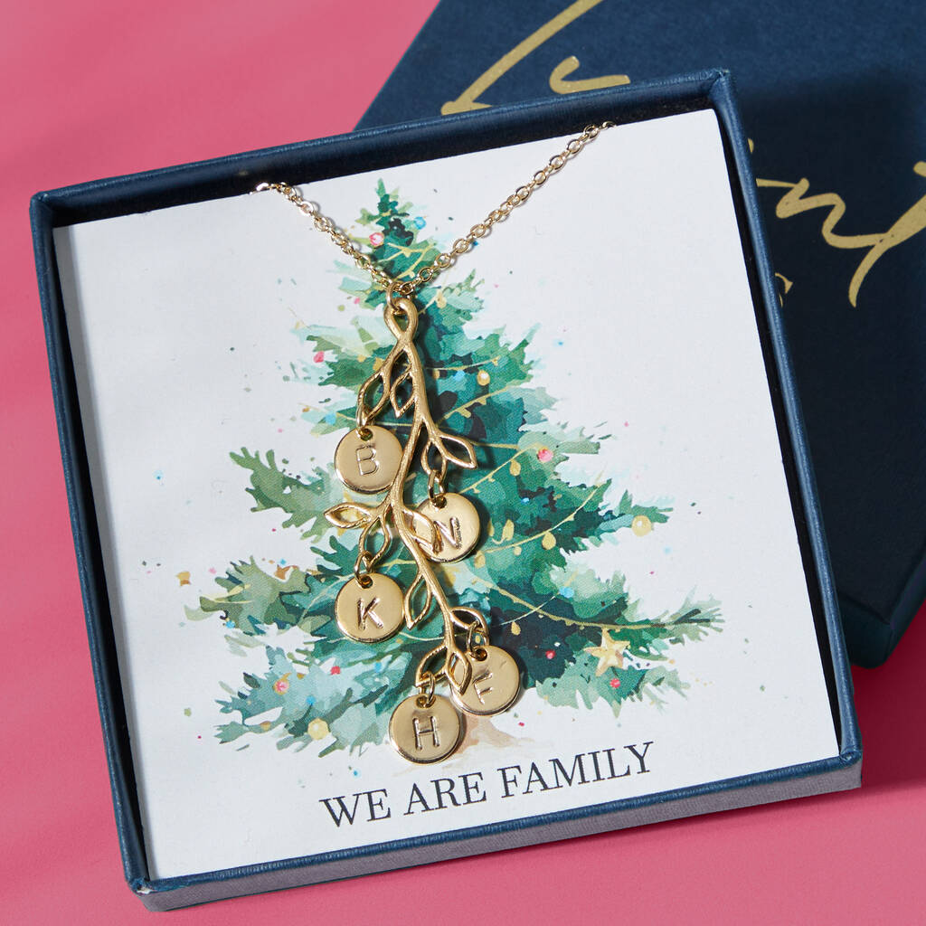 Personalised Family Tree Necklace