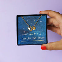 Personalised Initial Celestial Charm Necklace