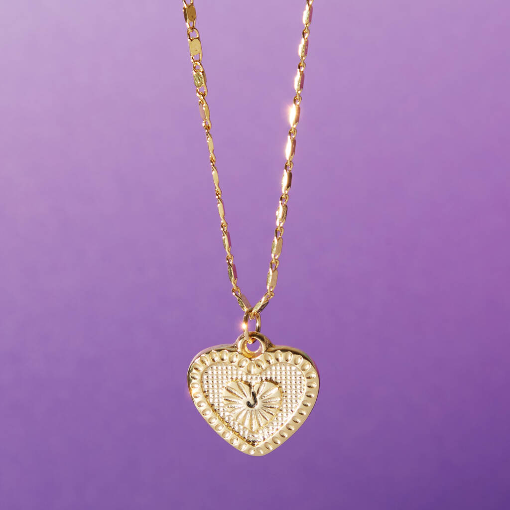 Personalised Initial Heart Necklace