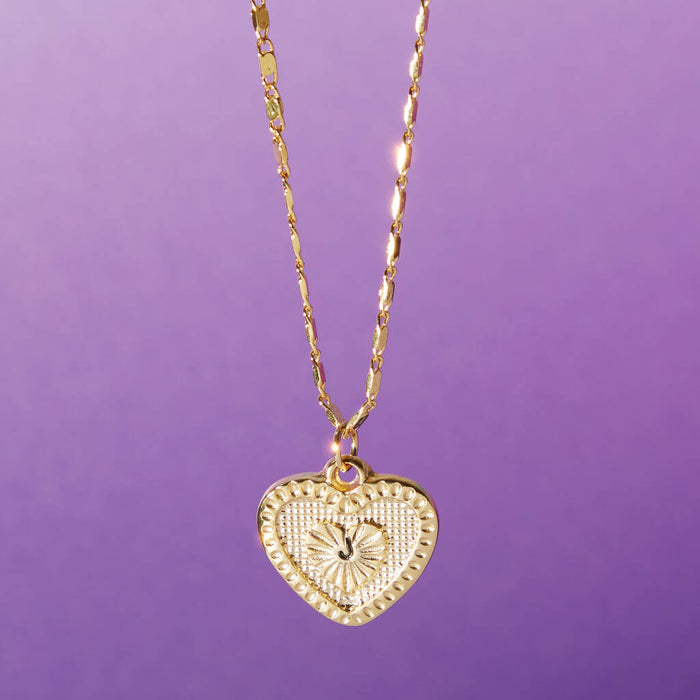 Personalised Initial Heart Necklace