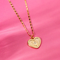 Personalised Initial Heart Necklace