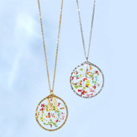 Personalised Pressed Meadow Flower Necklace