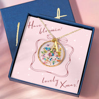 Personalised Pressed Meadow Flower Necklace