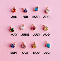 Personalised Star And Birthstone Milestone Birthday Necklace