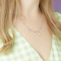 Personalised Starry Skies Initials Necklace
