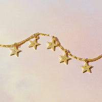 Personalised Starry Skies Initials Necklace