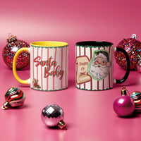 Santa Baby Naughty or Nice Christmas Mug