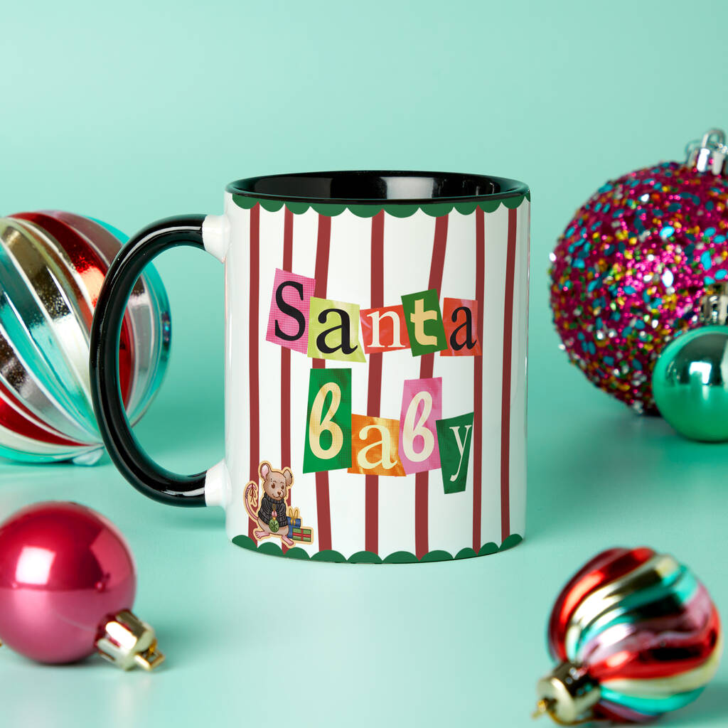 Santa Baby Naughty or Nice Christmas Mug