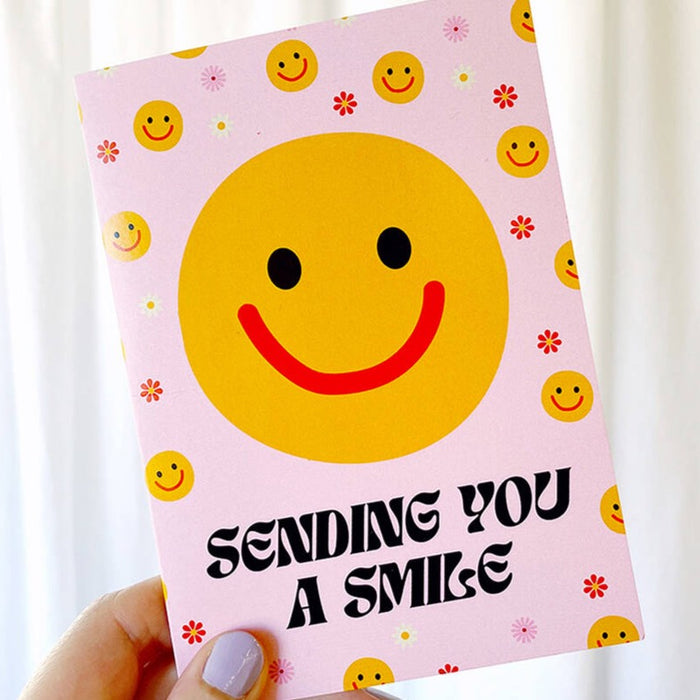 Sending You A Smile Greeting Card