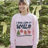Smiling's My Favourite Christmas Sweatshirt