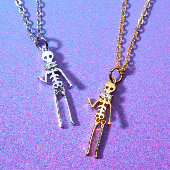 Spooky Skeleton Necklace