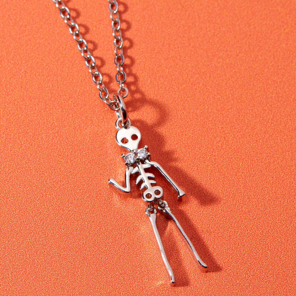 Spooky Skeleton Necklace