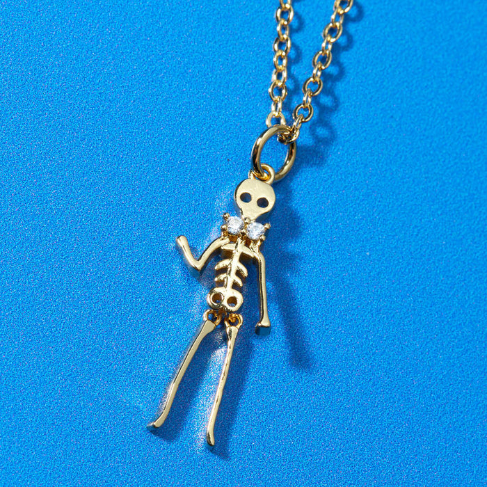 Spooky Skeleton Necklace