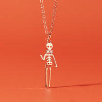 Spooky Skeleton Necklace