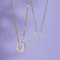 Stainless Steel Dainty Horseshoe Necklace