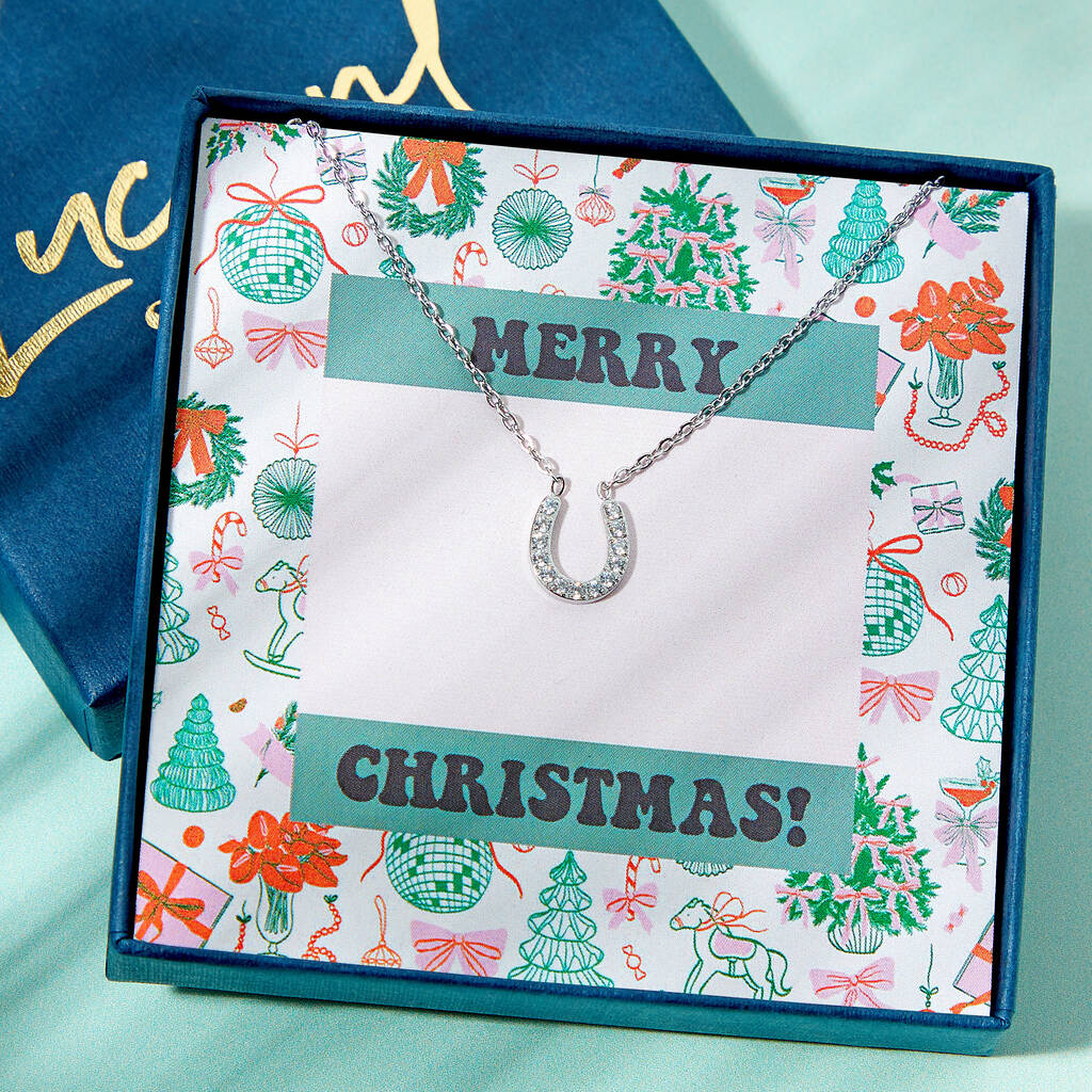 Stainless Steel Dainty Horseshoe Necklace