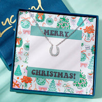 Stainless Steel Dainty Horseshoe Necklace