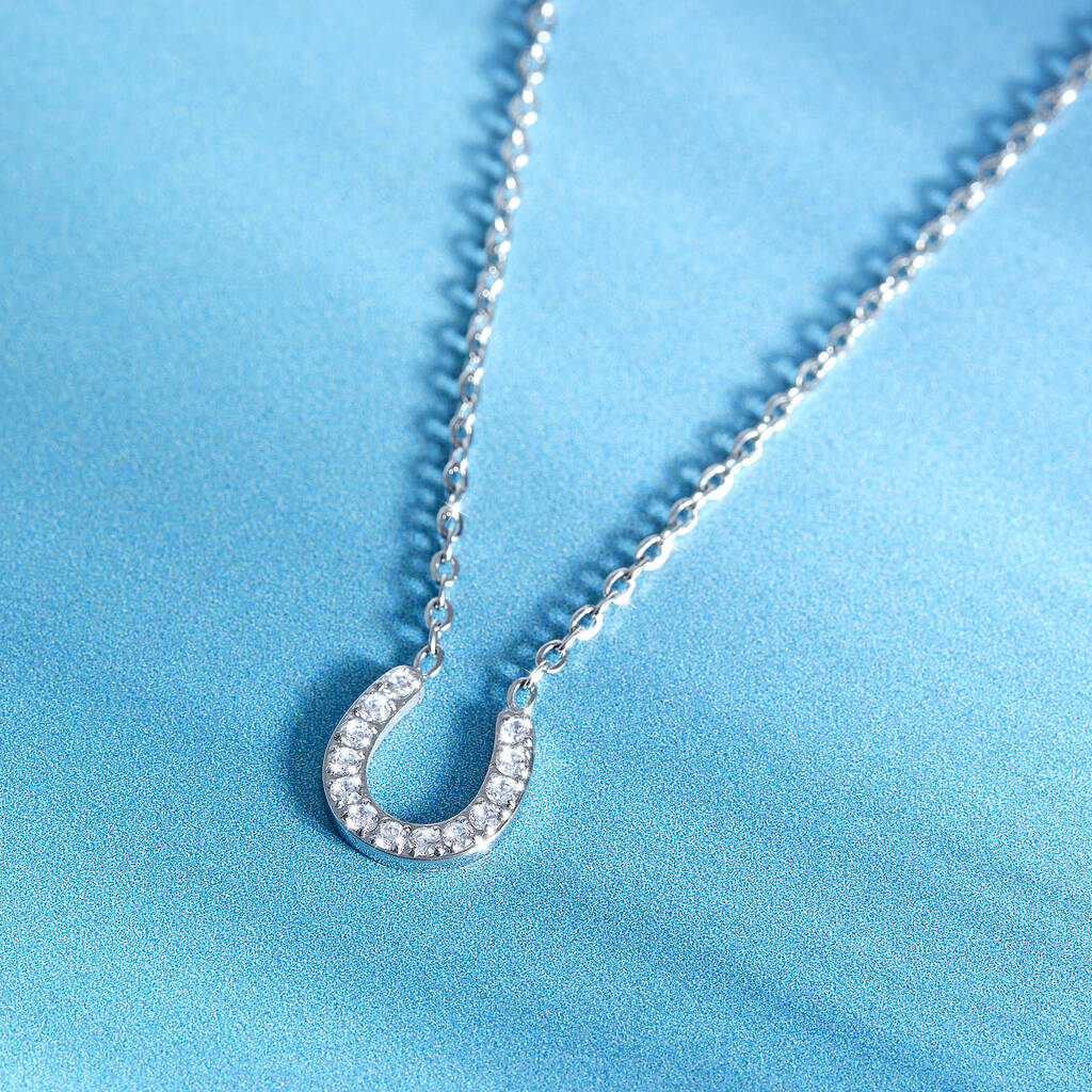 Stainless Steel Dainty Horseshoe Necklace