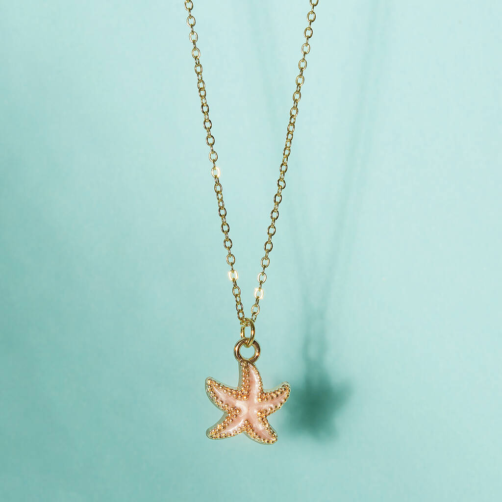 Starfish Gold Plated Necklace