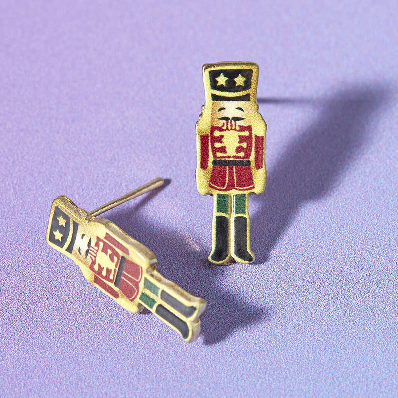 Suited And Booted Christmas Earring Pair