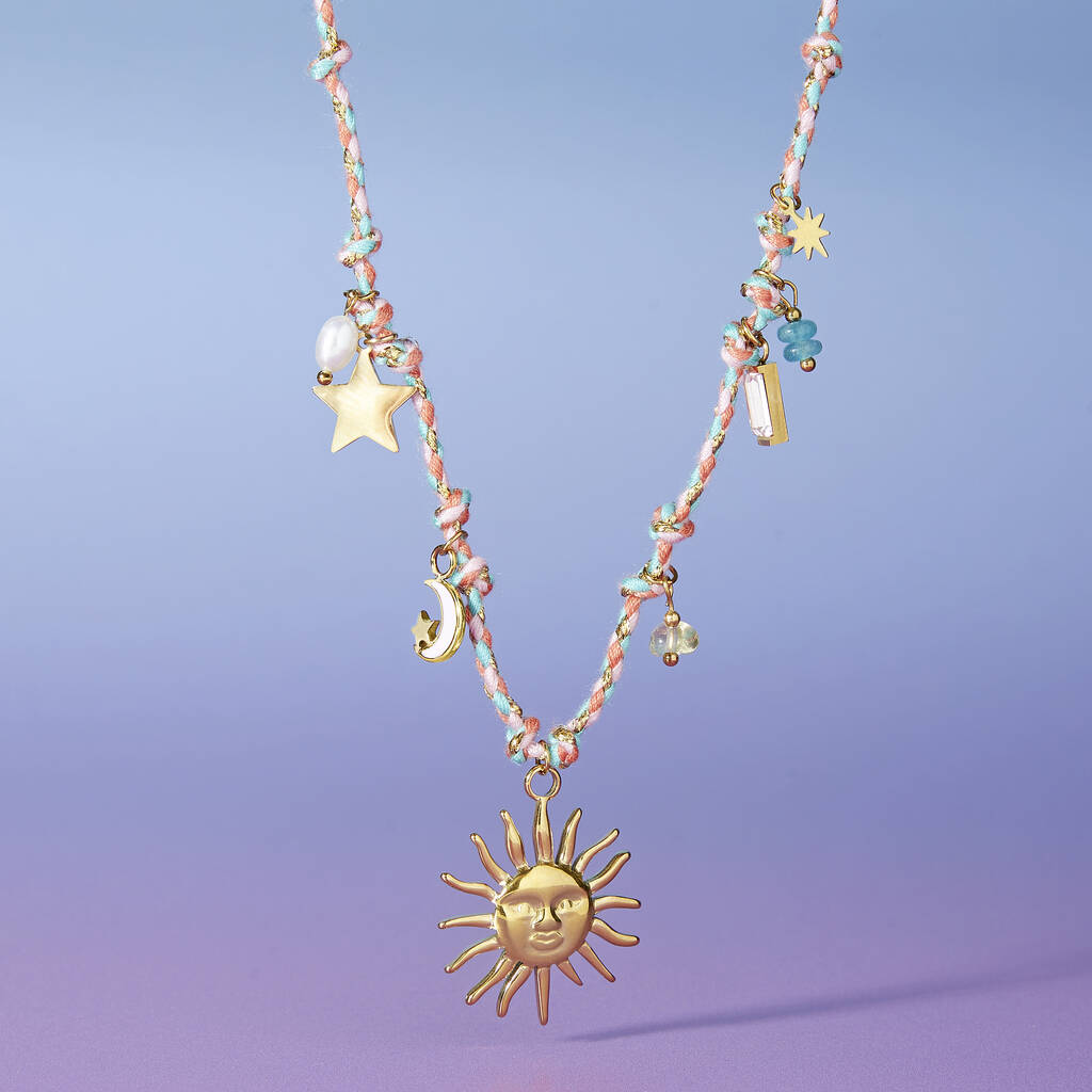 Sunset Club Multi Charm Necklace
