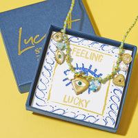 Sunset Club Multi Charm Necklace