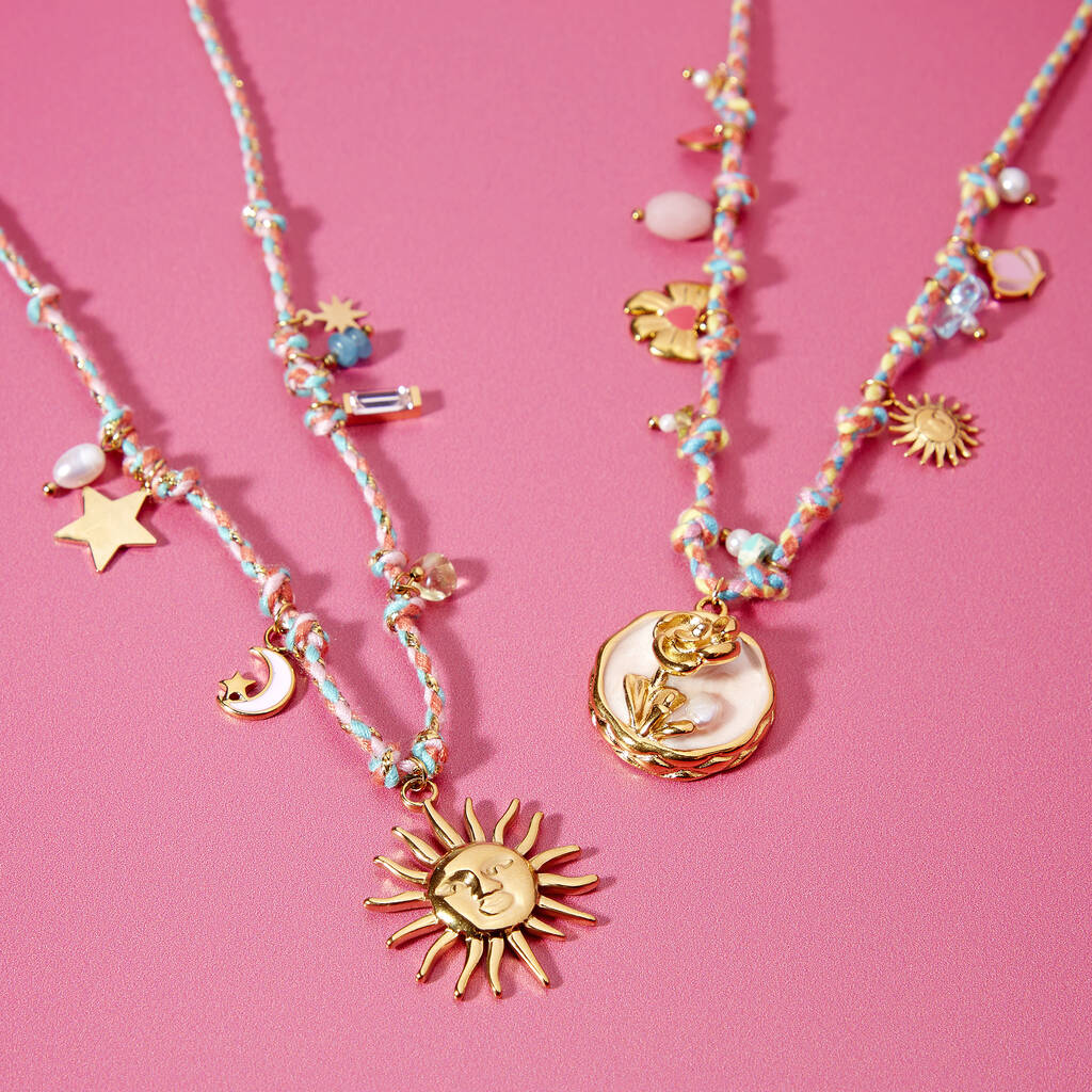 Sunset Club Multi Charm Necklace