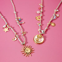 Sunset Club Multi Charm Necklace