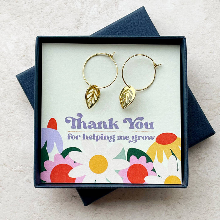 Thank You For Helping Me Grow Teacher Gift