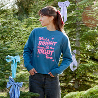 What A Bright Time Christmas Jumper