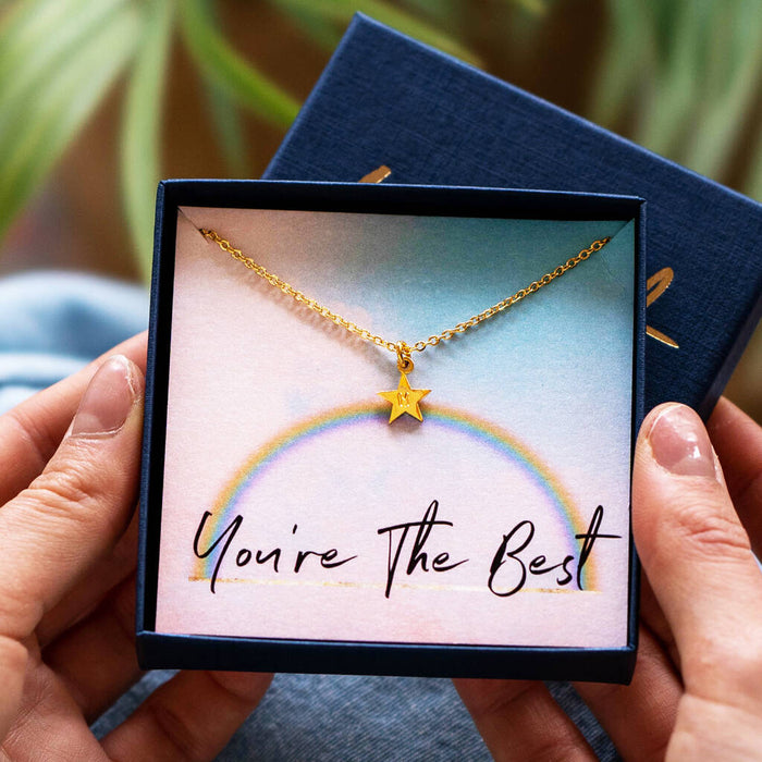 You're the Best Personalised Star Necklace