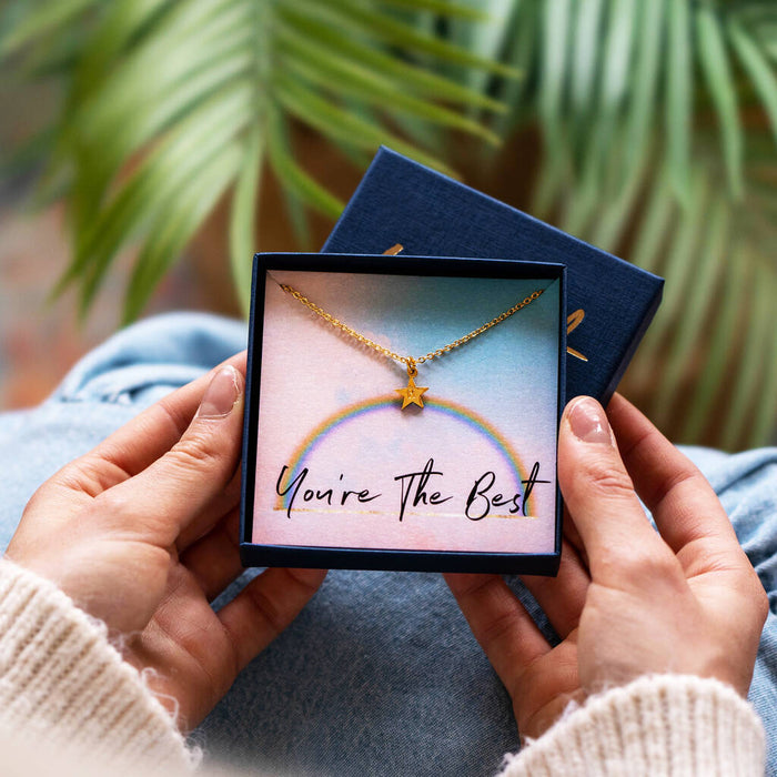 You're the Best Personalised Star Necklace