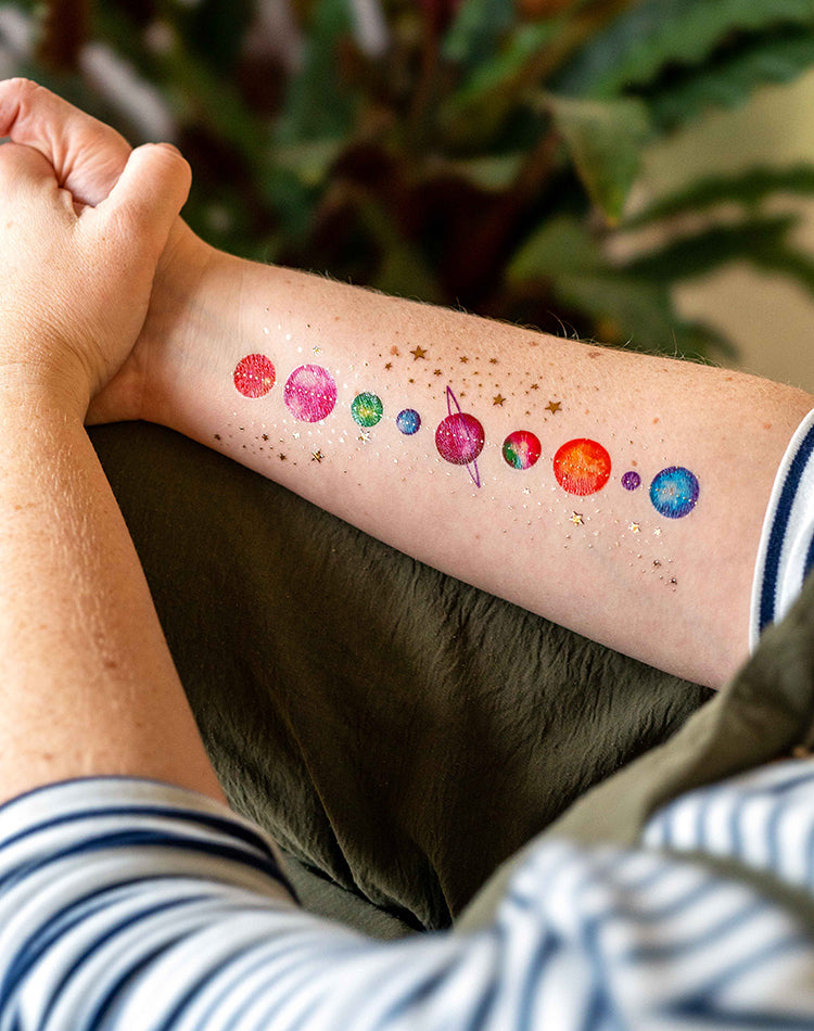 65 Facinating Solar System Tattoo Designs  Their Origin And Symbolism